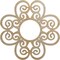 Ekena Millwork Cohen Wood Fretwork Pierced Ceiling Medallion, Hickory, 20"OD x 6 7/8"ID x 1/4"T CMWP20X20X0250COHI - alternate 1